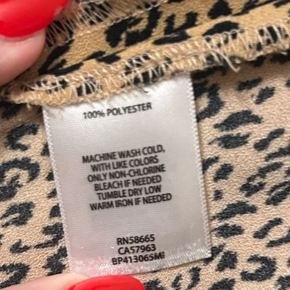 BP Cute Animal Leopard Print Mini Skirt Size XS - Picture 7 of 7